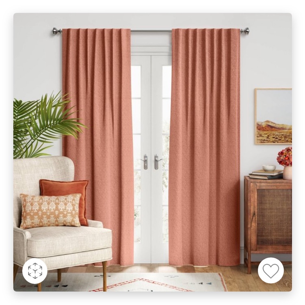 Target Threshold Blackout Curtains - Brand New Pair 96” x 50”